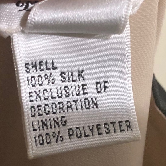 Talbots Sheer Lace Silk Overlay Skirt size 2P - Picture 7 of 8